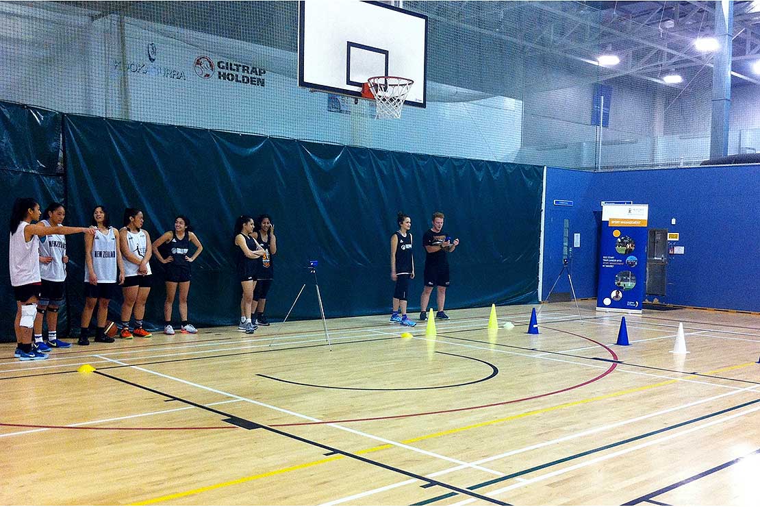 Massey students put top basketballers to the test Massey University